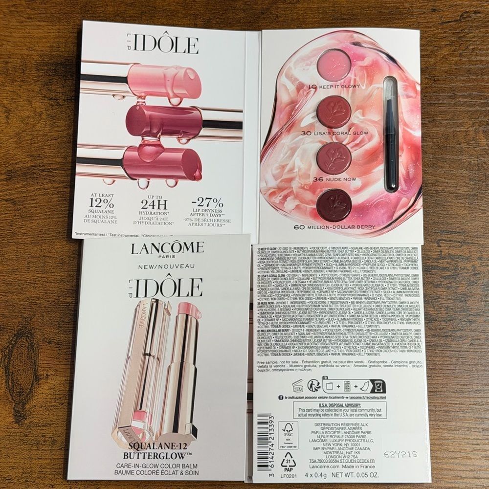 Lancôme Luxury Travel Set 🖤 Cosmetic Bag + Skincare & Lip Samples | NEW - Picture 3 of 10